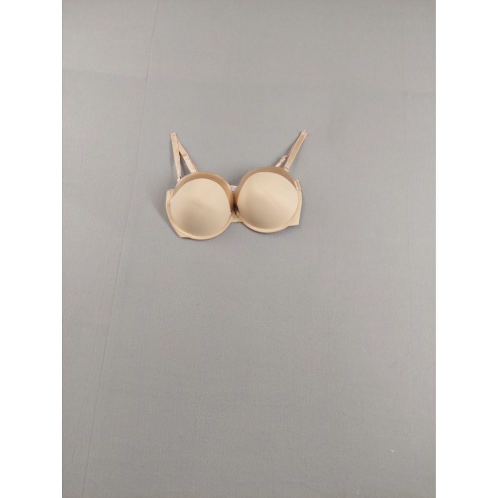 Maidenform Women Push Up Bra 38D Beige Underwire Padded Seamless Comfort Wear